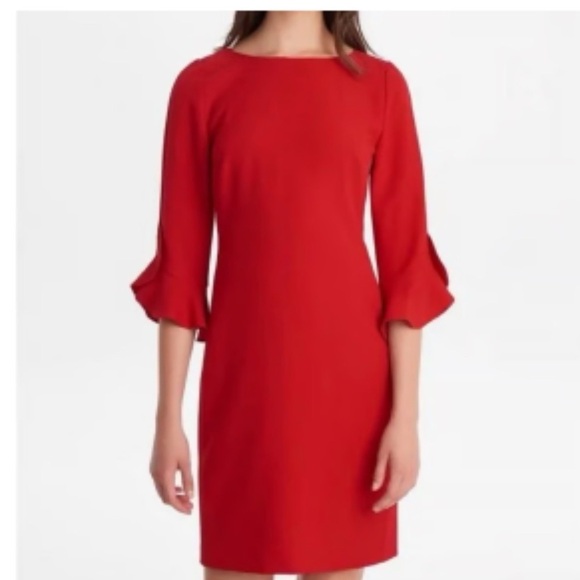 Karl Lagerfeld Dresses & Skirts - Karl Lagerfeld Paris red midi dress sz 6
